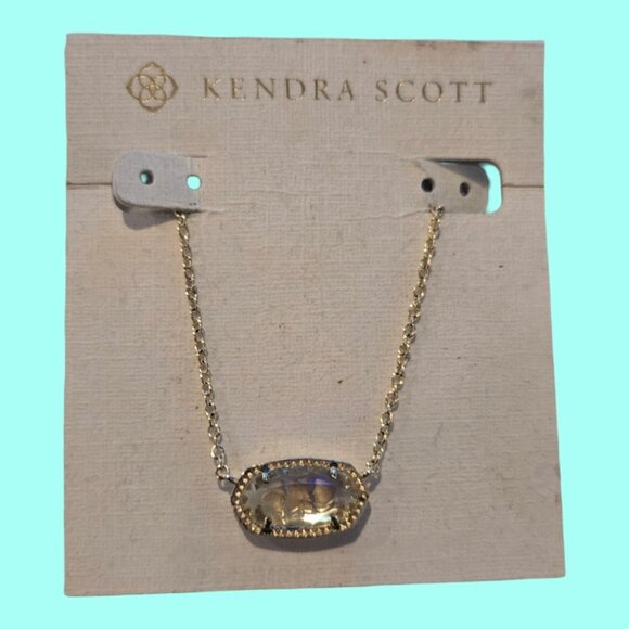 Kendra Scott Necklace 18 inches Unused~ Clear - Picture 1 of 3